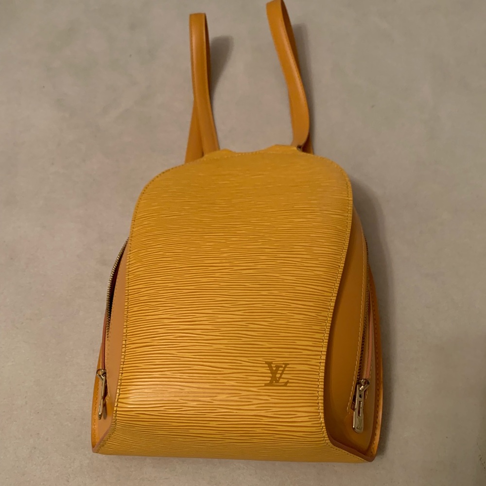 LOUIS VUITTON Epi Mabillon Backpack Tassil Yellow